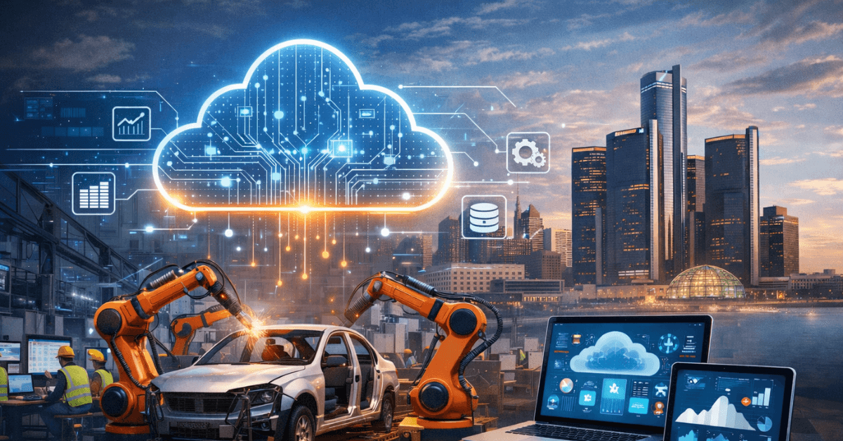 How Detroit Manufacturing Companies Are Using Cloud Data Storage to Scale Operations